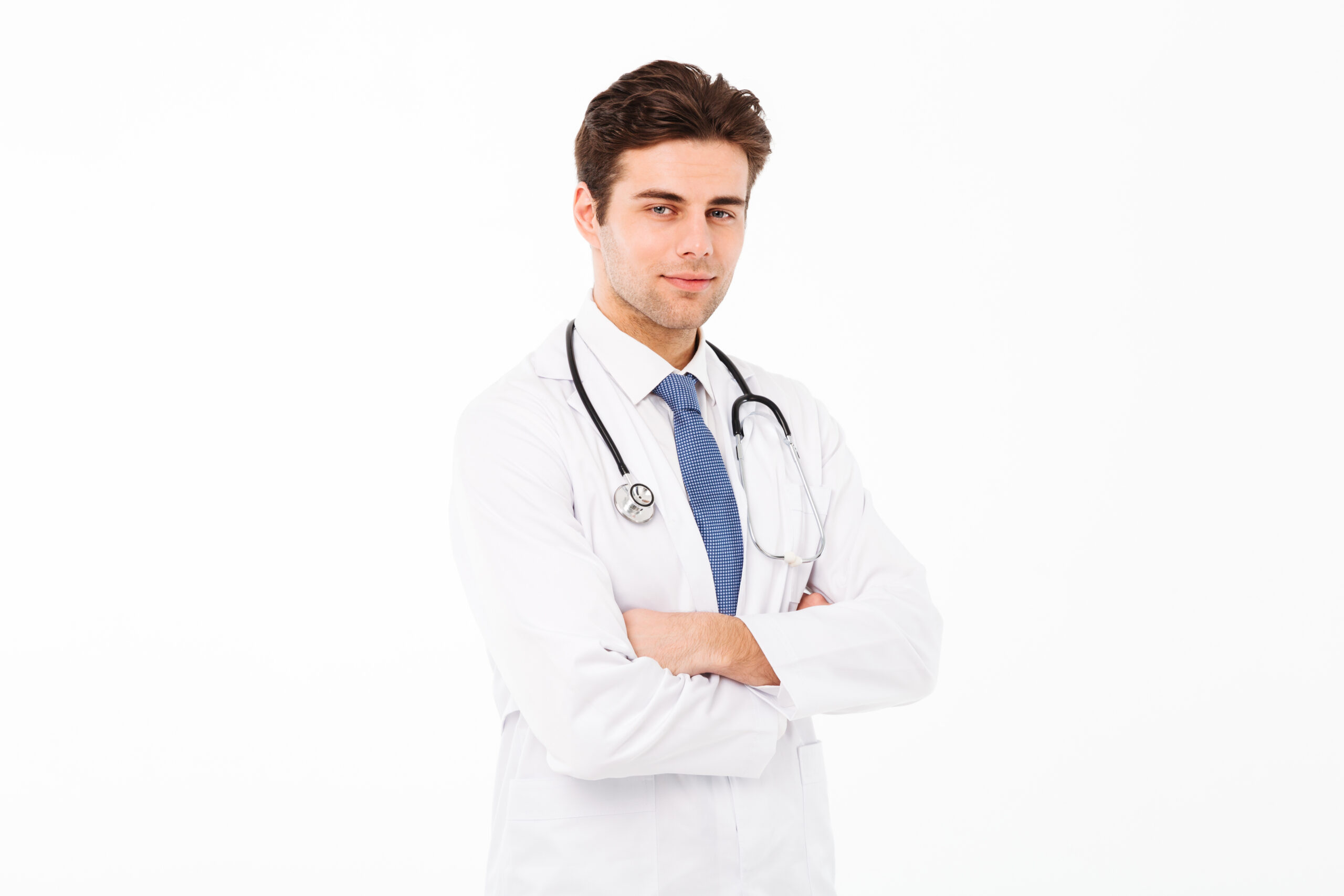 Portrait of a hansome young male doctor